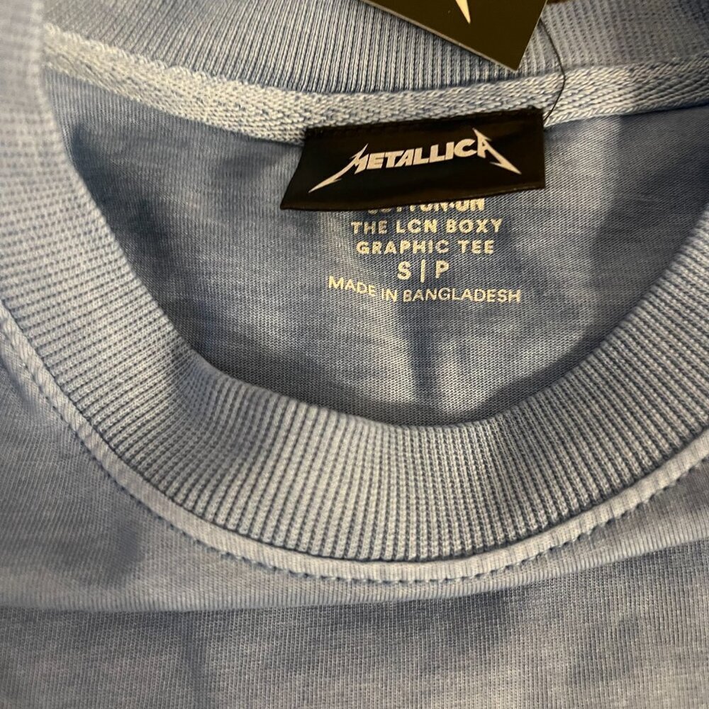 Metallica …And Justice For All Tracklist Tee NWT Women’ - Picture 4 of 5